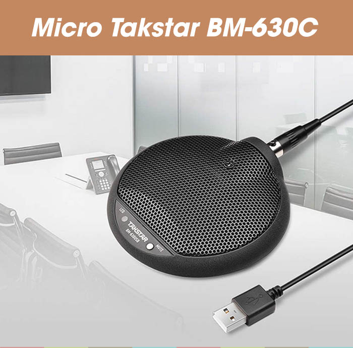 Micro rùa đặt bàn Takstar BM-630C Micro rùa đặt bàn Takstar BM-630C