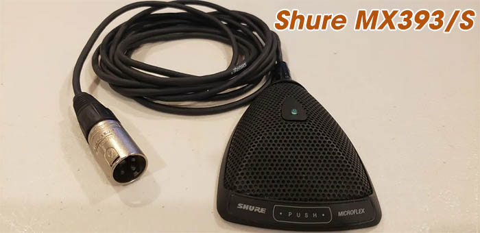 Micro rùa đa hướng Shure MX393/S
