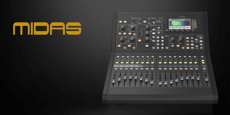 Midas được giới kỹ thuật audio đánh giá cao vì tập trung vào chất lượng âm thanh trong, chi tiết Midas được giới kỹ thuật audio đánh giá cao vì tập trung vào chất lượng âm thanh trong, chi tiết
